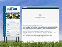 Tablet Screenshot of hoc-bv.nl